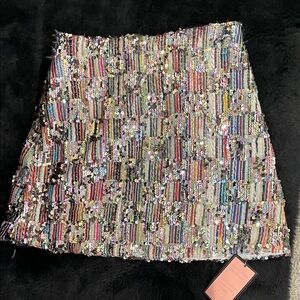 NWT Multicolor Sequin Women's Skirt